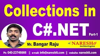 Collections in C Part1  CNET Tutorial  Mr Bangar Raju [upl. by Nairad]