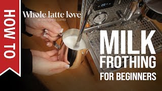 How To Milk Frothing for Beginners 5 Tips [upl. by Duwe38]