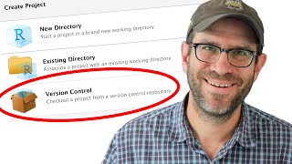 Integrating RStudio with a new or existing project on GitHub CC120 [upl. by Kirby]