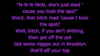 Romans Revenge Lyrics  Nicki Minaj ft Eminem [upl. by Zilevi361]