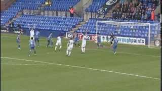 Action from Tranmere v Shrewsbury [upl. by Enilrek896]