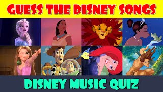 Guess the 40 Disney Songs Music Quiz [upl. by Ligriv]